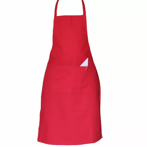 FULL PLAIN APRON WITH FRONT POCKET CHEFS BUTCHERS KITCHEN COOKING CRAFT BAKING