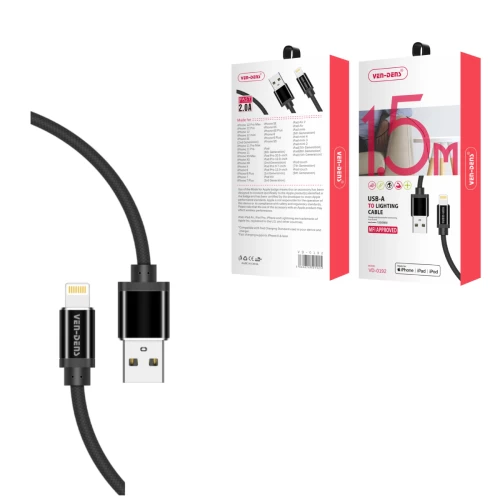Type C To Lightning Charging Cable {MFi Certified} (1.5 Meter)