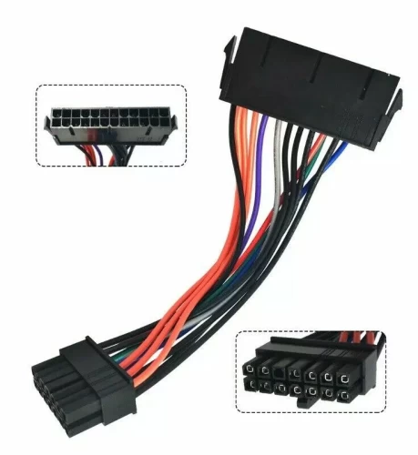 24 Pin to 14 Pin ATX PSU Motherboard Power Supply Cable