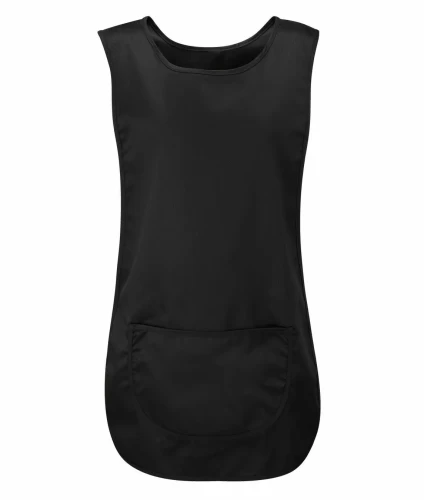 Ladies Workwear Front Pocket Tabard Cleaning Bar Apron Kitchen Colour Uniform