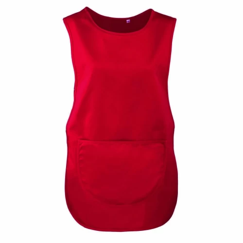 Ladies Workwear Front Pocket Tabard Cleaning Bar Apron Kitchen Colour Uniform