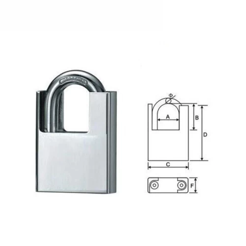 50mm Half Wrapped Beam Padlock