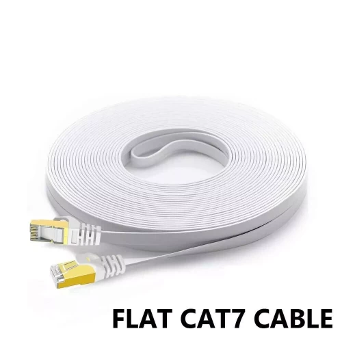 RJ45 Cat7 Ethernet Network LAN Cable Gold Plated 10m