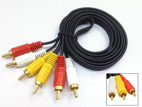 10m 3 RCA Male to Plug Cable
