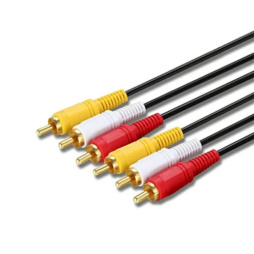 10m 3 RCA Male to Plug Cable
