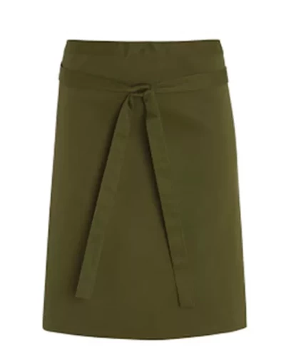 Half Size Waiter Waitress short Apron Bar café Pub Hotel 2 Pockets Plain Solid