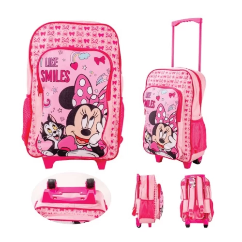 PINK MINNIE TROLLEY & BACKPACK