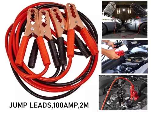100 Amp Jump Leads - 2m