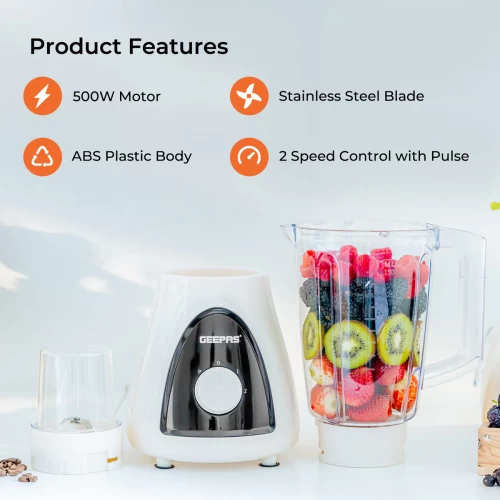 2-IN-1 MULTIFUNCTIONAL JUG BLENDER AND GRINDER 1.5L