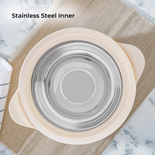 1.6L BEIGE INSULATED CASSEROLE DISH