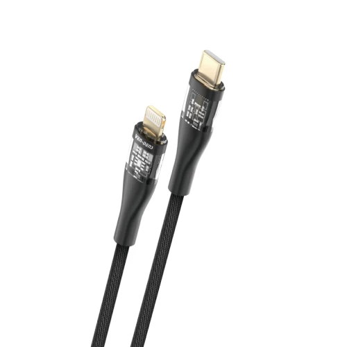 Transparent Aesthetics Fast Charging USB C To Lightning Charging Cable
