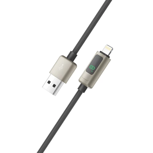 Display Fast Charging USB A To Lightning Charging Cable